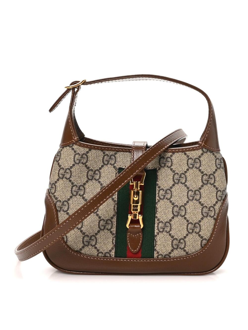 Gucci Gg Supreme Azalea Calfskin Web #363295G10B